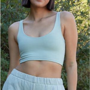 John Galt Lydia Light Green Tank Top